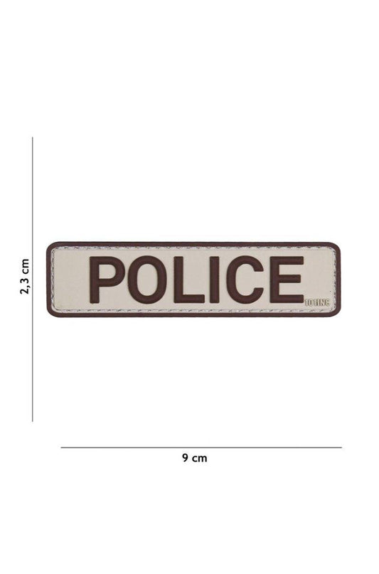 Patch 3D PVC Police Sand