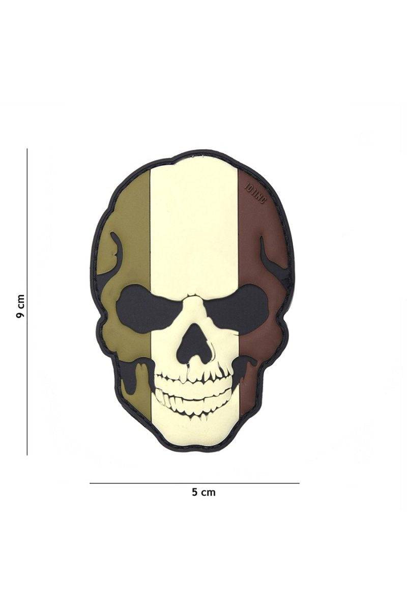 Patch 3D PVC Skull France Camo