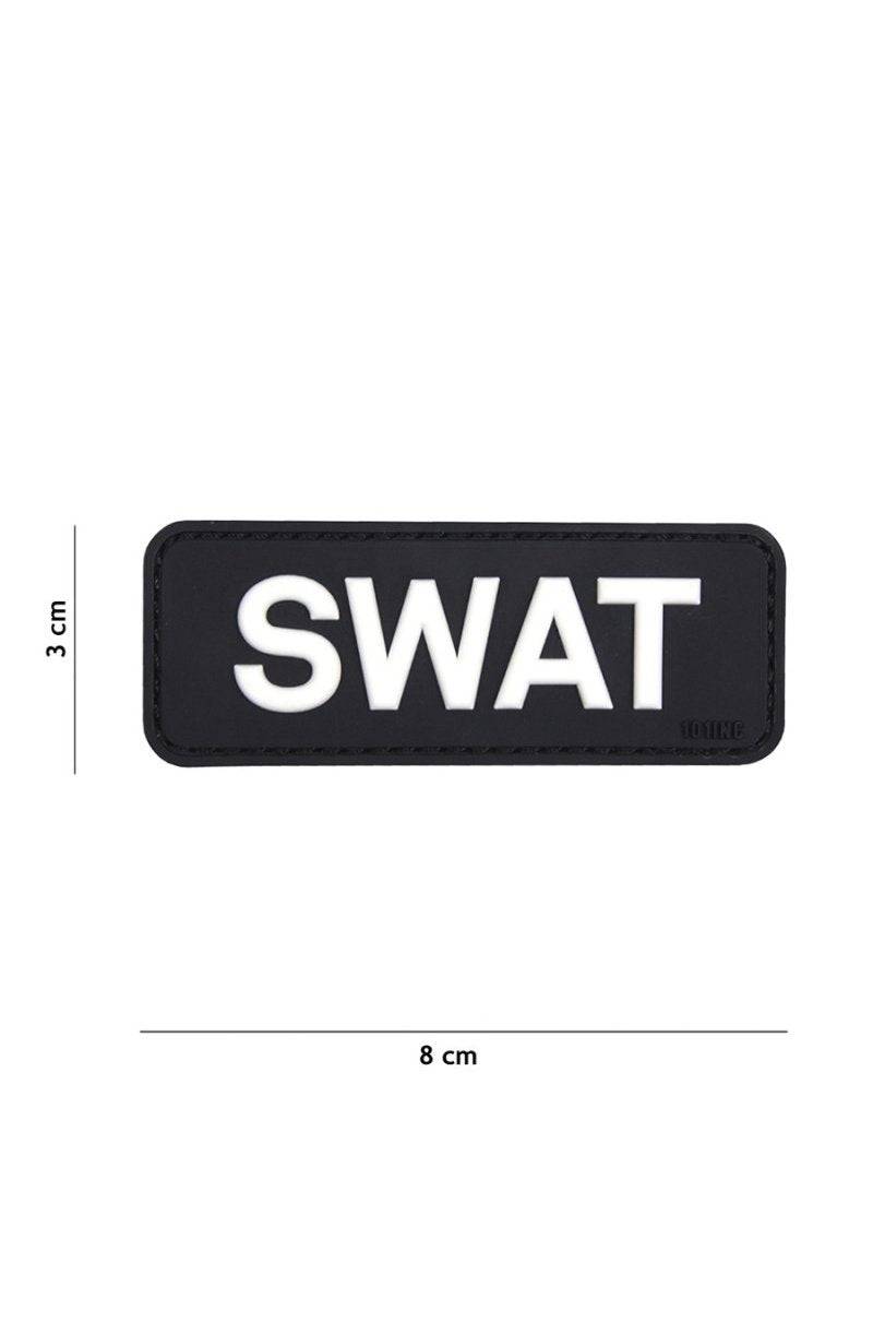 Patch 3D PVC SWAT Black