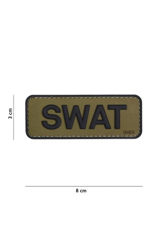 Patch 3D PVC SWAT Green/Black