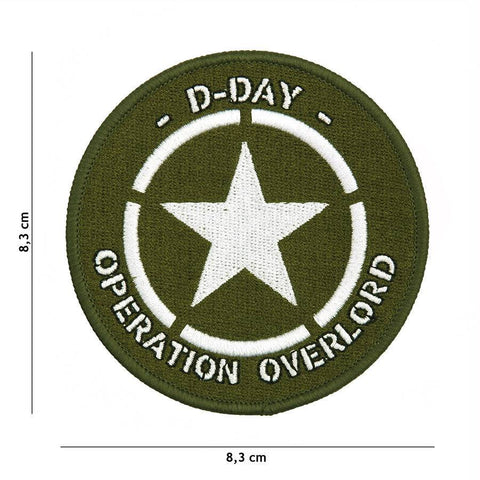 PATCH TRICOTAT D-Day Allied star #7108