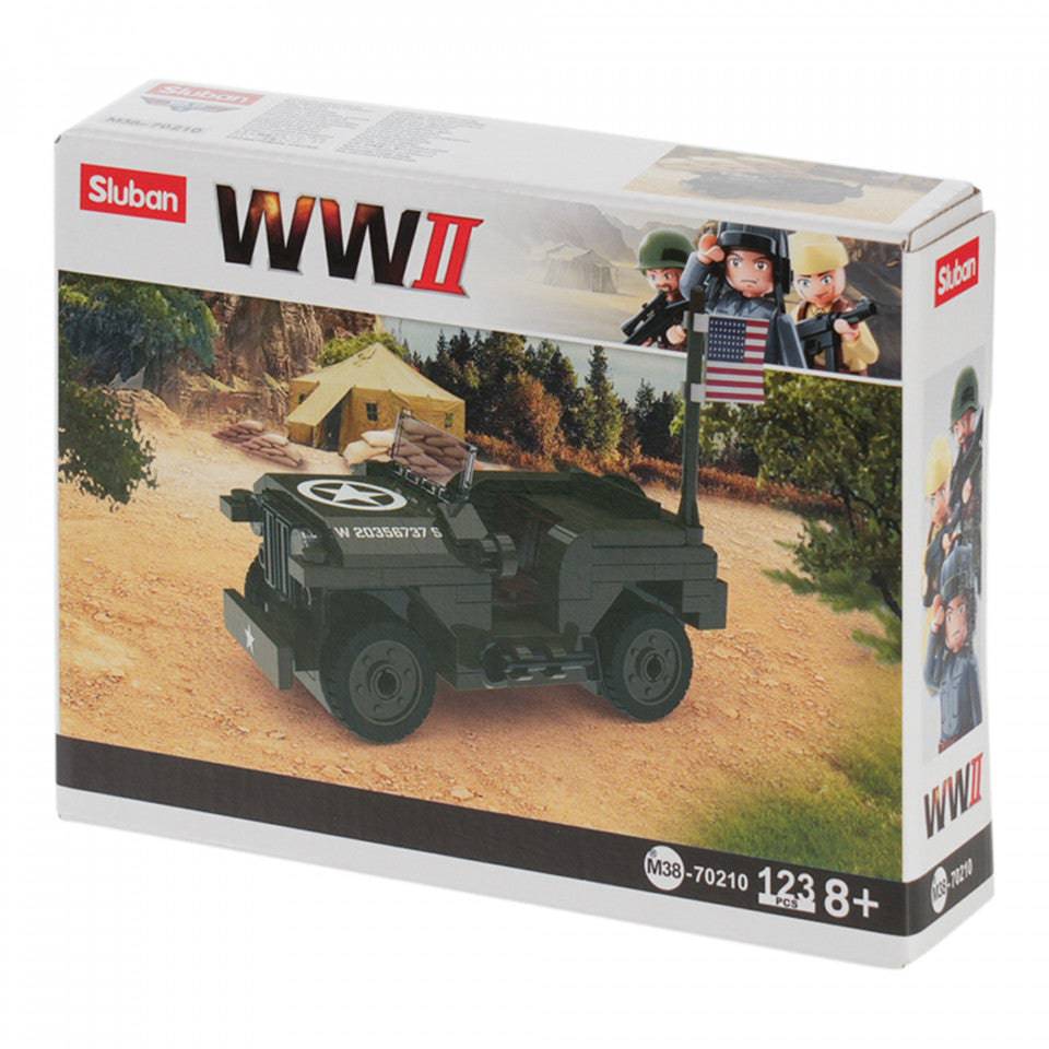 Sluban WWII Jeep US Army M38-70210