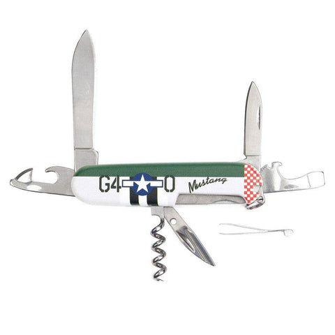 BRICEAG MULTIFUNCTIONAL POCKET KNIFE P-51 MUSTANG