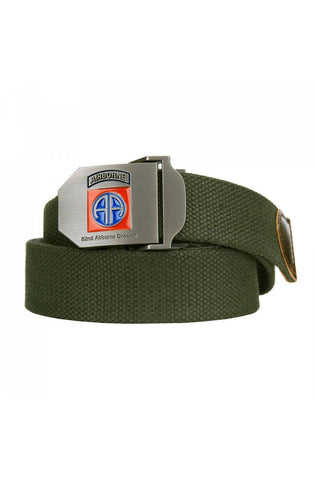 Curea Web belt style 9 82nd Airborne Oliv