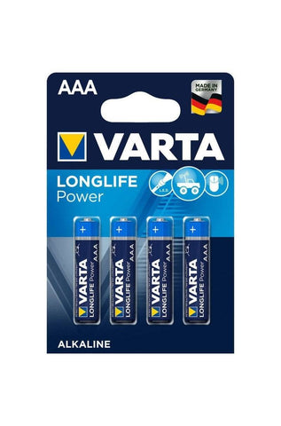 Set 4 Baterii Alcaline AAA 1,5V Varta LongLife 4903